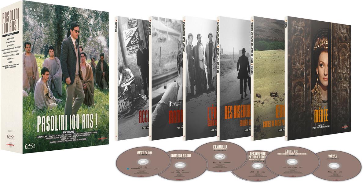 Pasolini 100 ans ! En 9 films – Blu-ray