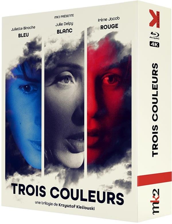 Coffret Trois couleurs : Bleu, Blanc, Rouge - 4K Ultra HD + Blu-ray