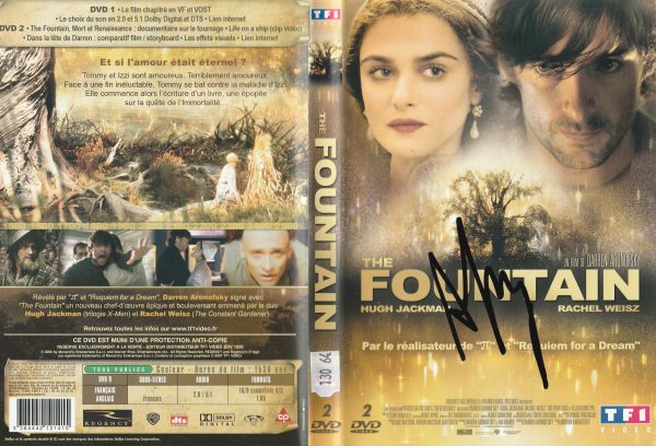 The Fountain – Jaquette signée par Darren Aronofsky