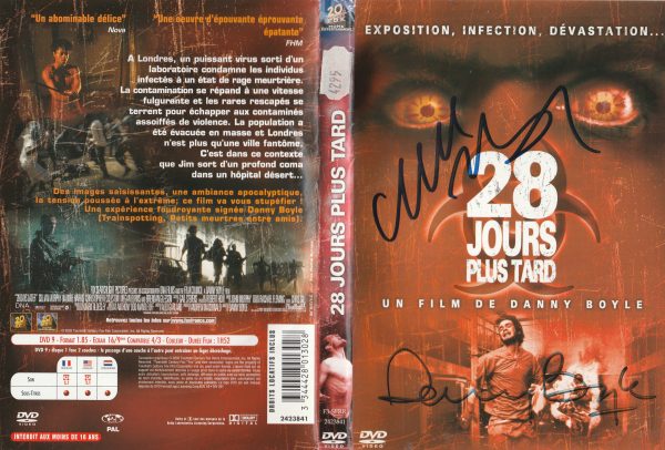 28 jours plus tard – Jaquette signée par Danny Boyle