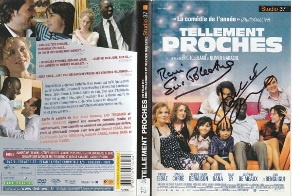 Tellement Proches – Jaquette signée Eric Toledano et Olivier Nakache