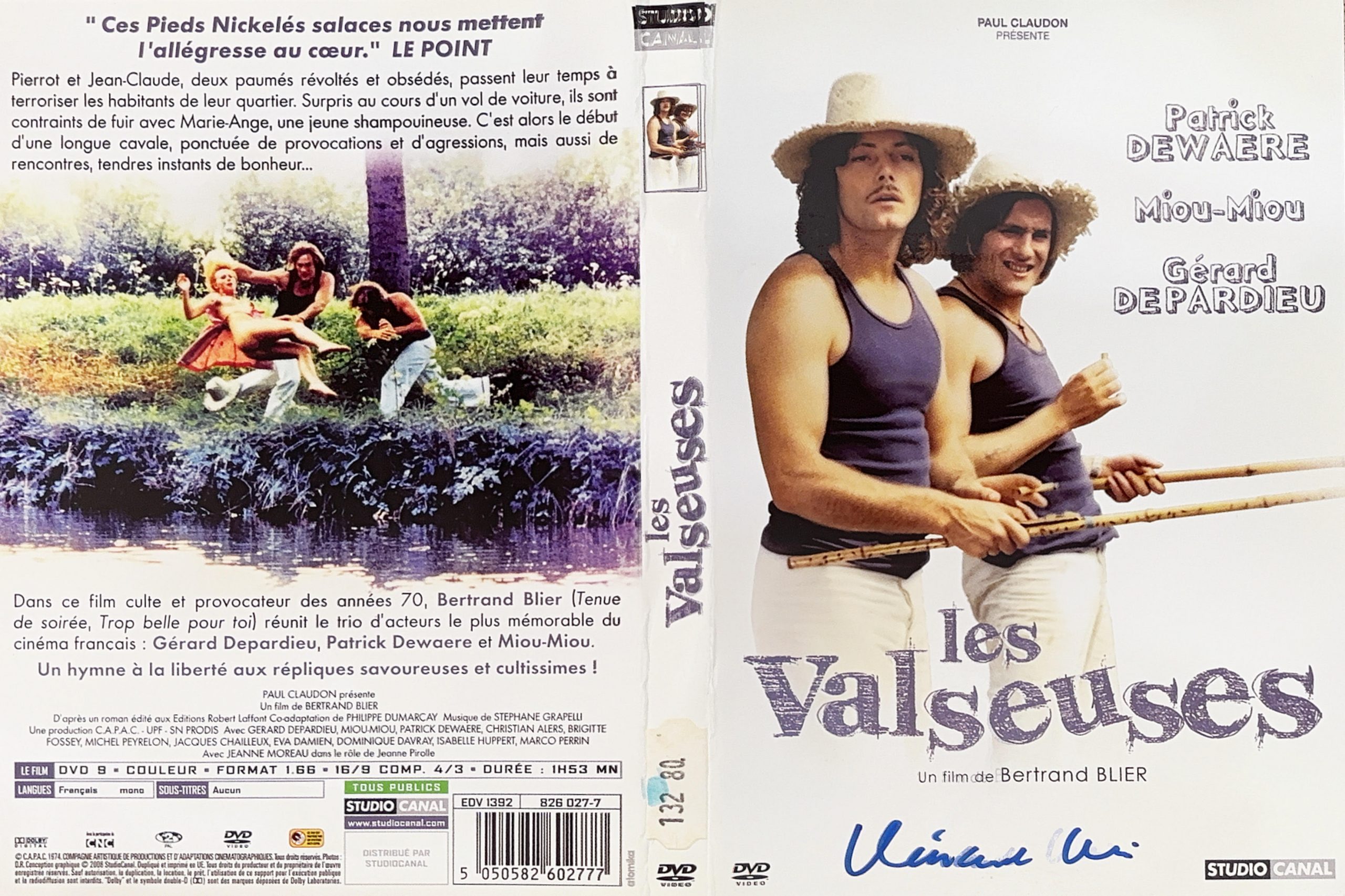 Les Valseuses – Jaquette signée par Bertrand Blier