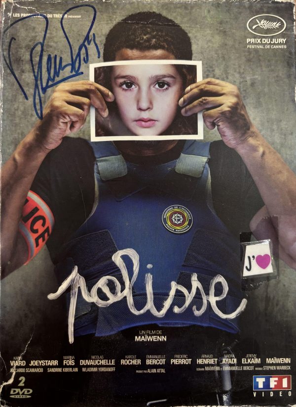 Polisse - Jaquette signée par Marina Foïs