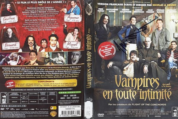 Vampires en toute intimité - Jaquette signée par Taika Waititi