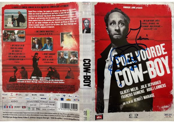 Cow-Boy – Jaquette signée par Benoît Poelvoorde