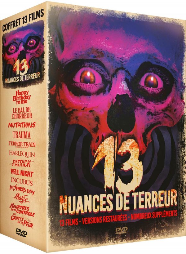 13 nuances de terreur - 13 films -  DVD