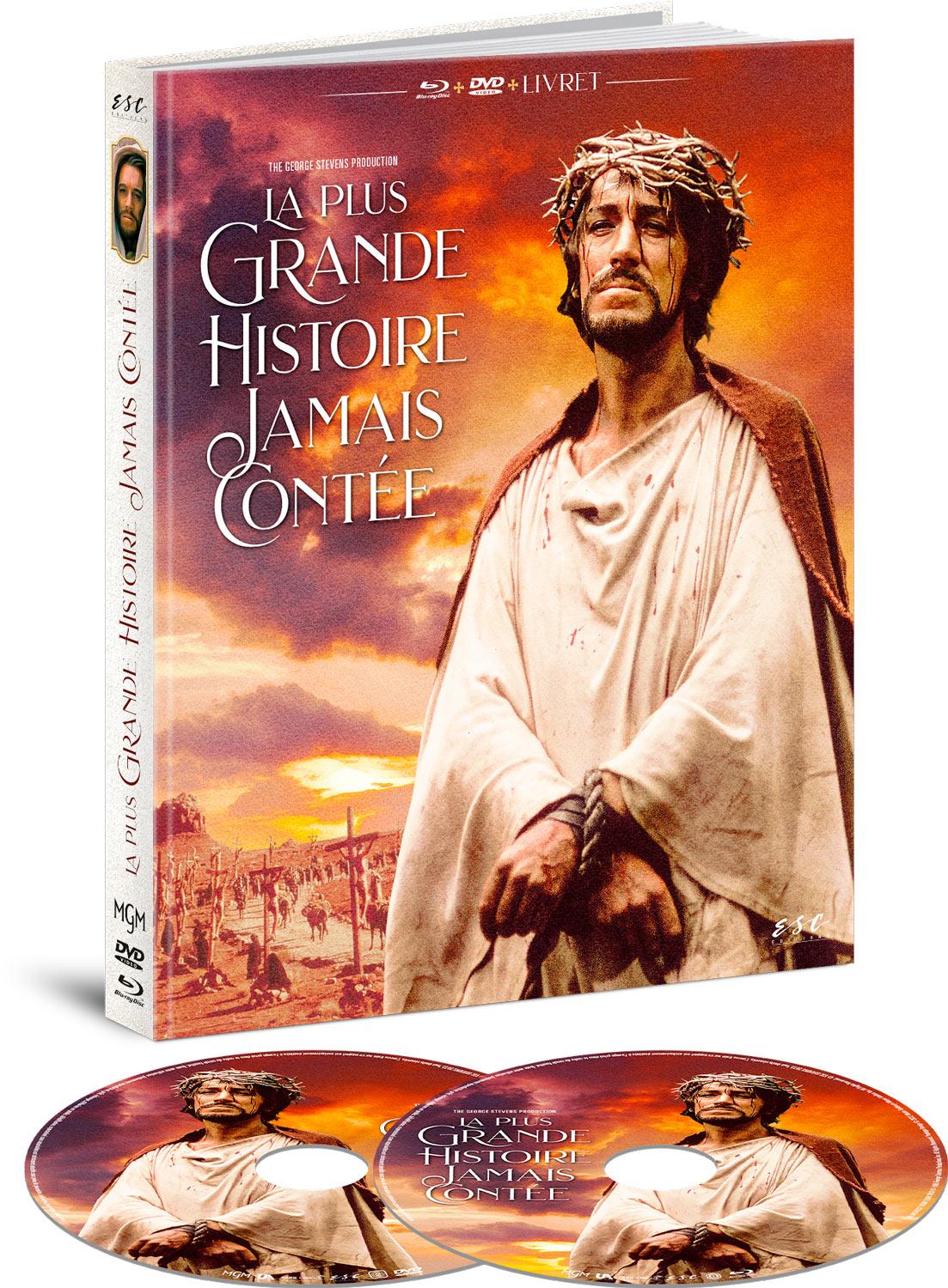 La Plus grande histoire jamais contée – Édition Mediabook Collector Blu-ray + DVD + Livret