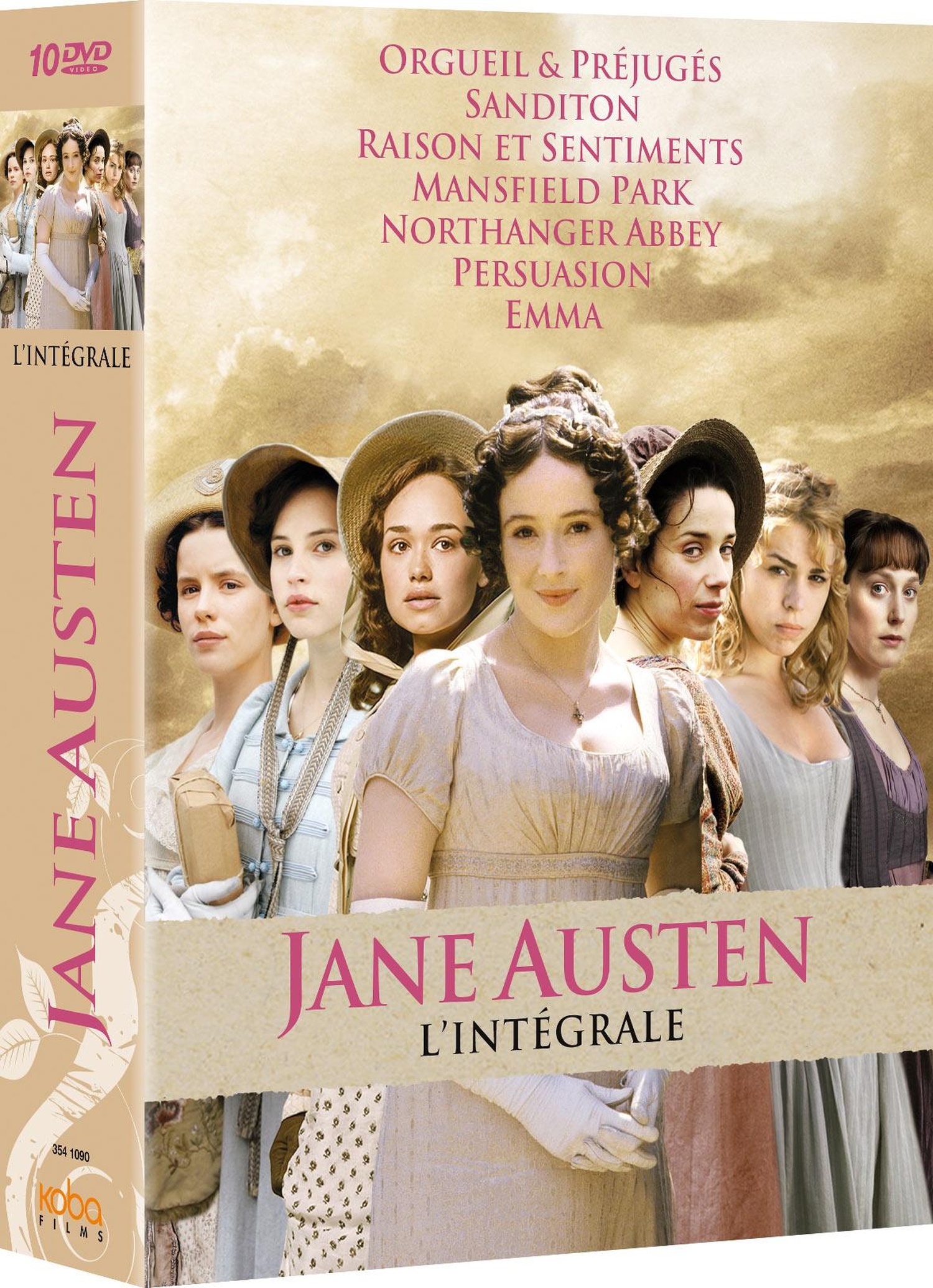 Jane Austen – L&rsquo;intégrale : Orgueil & préjugés + Sanditon + Raison et sentiments + Mansfield Park + Northanger Abbey + Persuasion + Emma