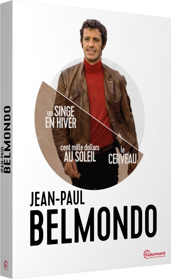 Jean-Paul Belmondo : Un singe en hiver + Cent mille dollars au soleil + Le Cerveau - Coffret DVD