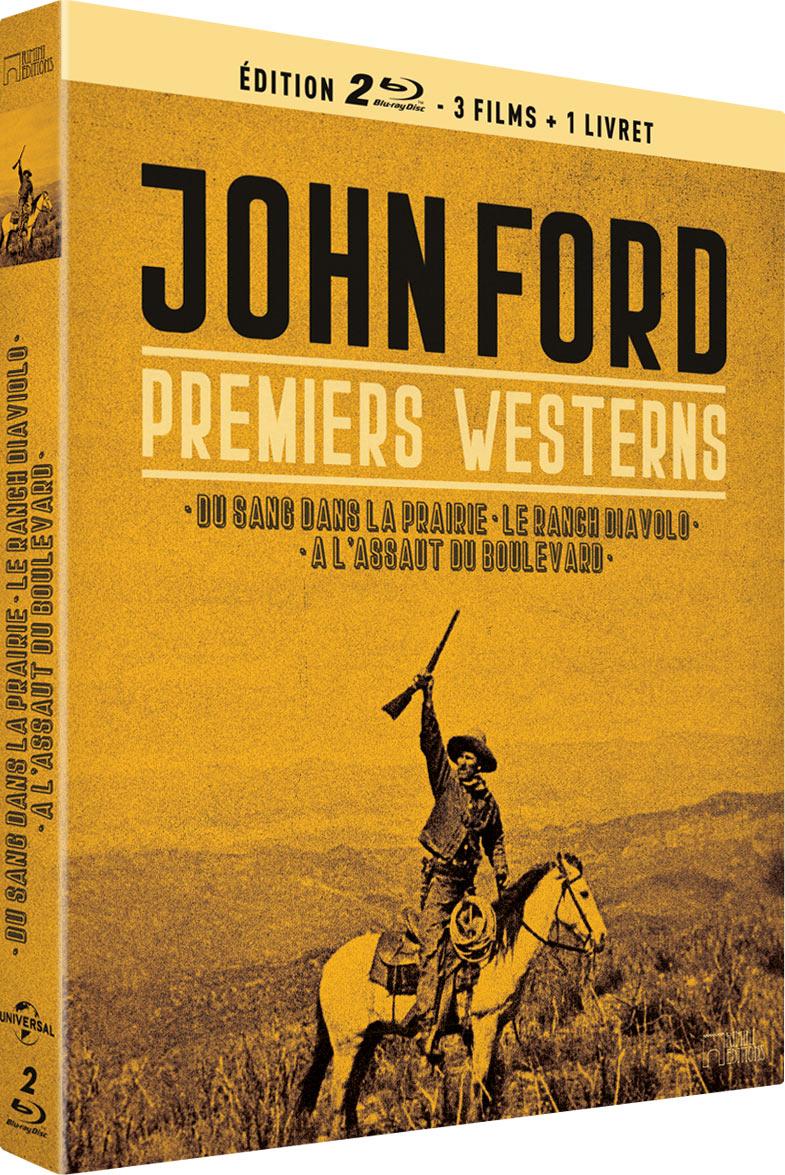 John Ford – Premiers westerns : Du sang dans la prairie + Le Ranch Diavolo + À l’assaut du boulevard