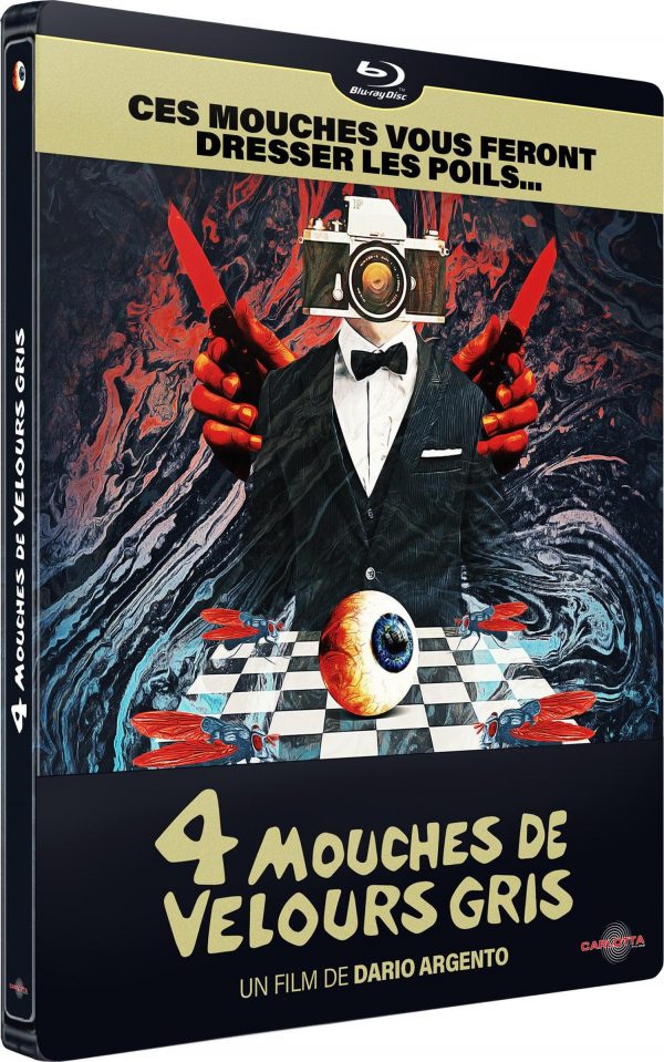 4 mouches de velours gris - Blu-ray