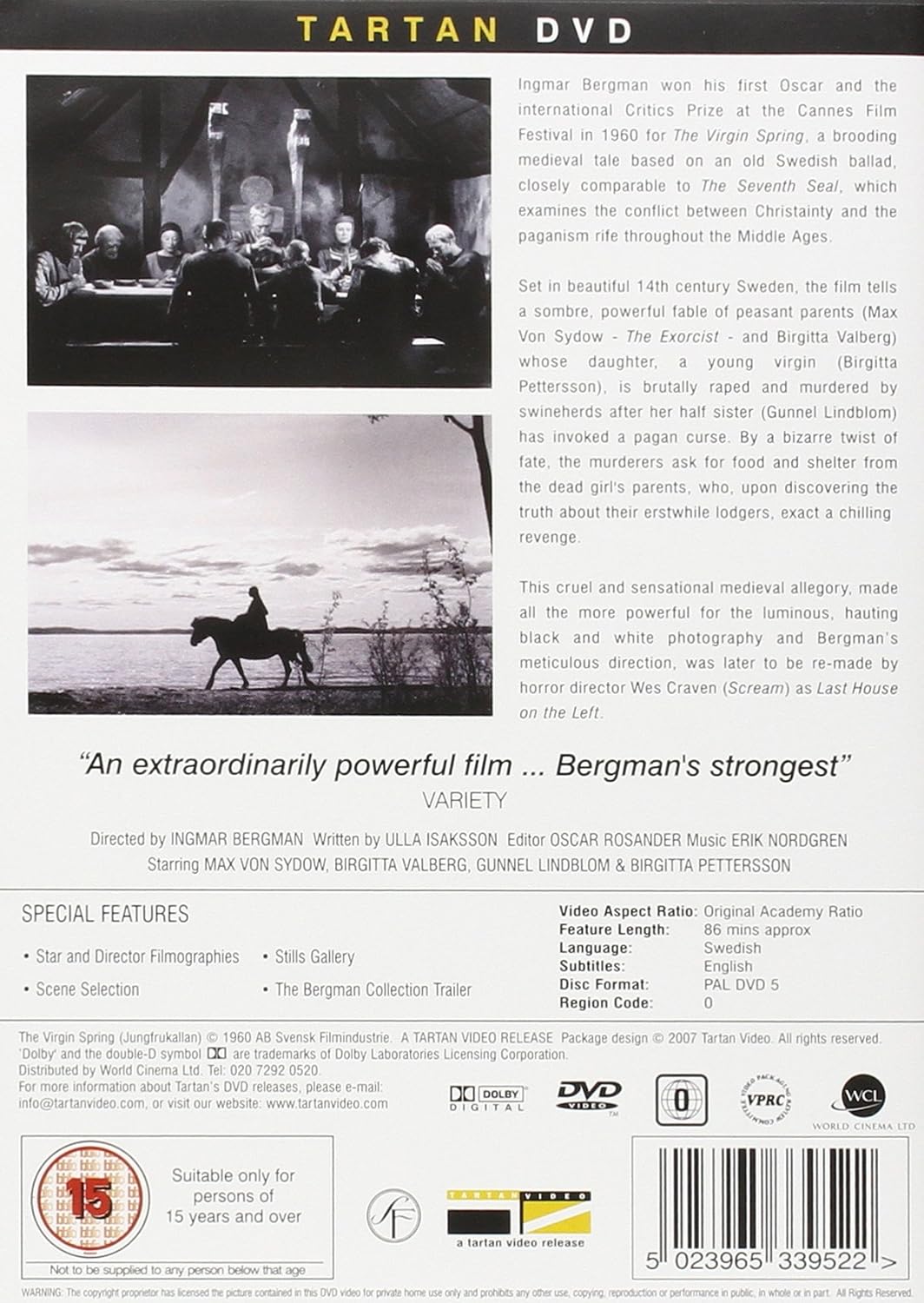The virgin spring – DVD (Import)