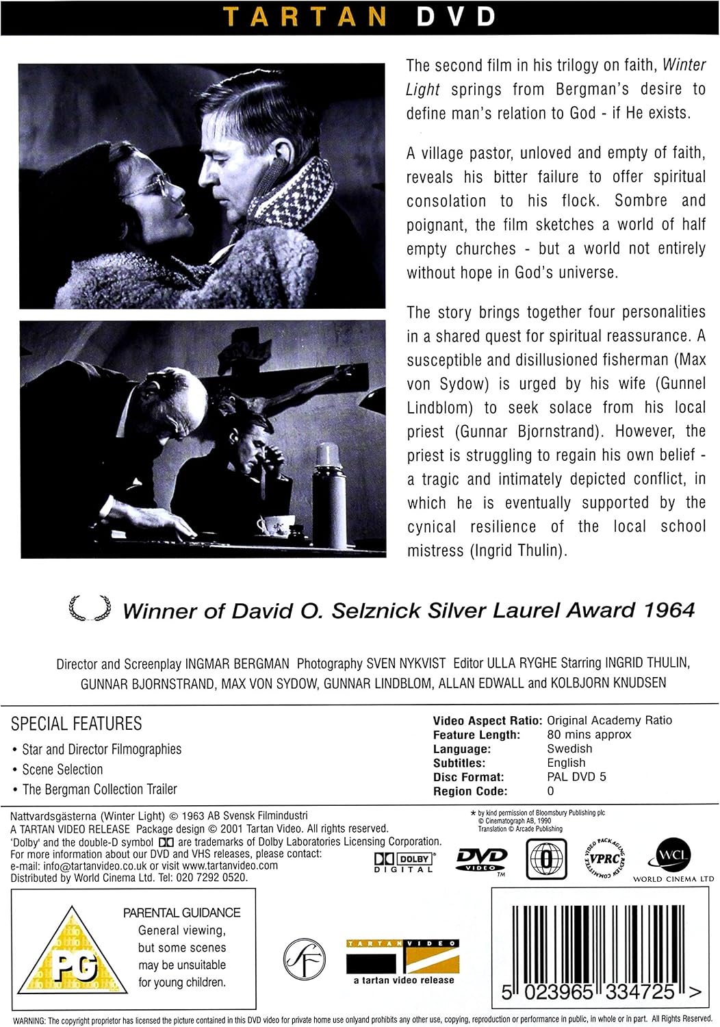 Winter Light – DVD (Import)