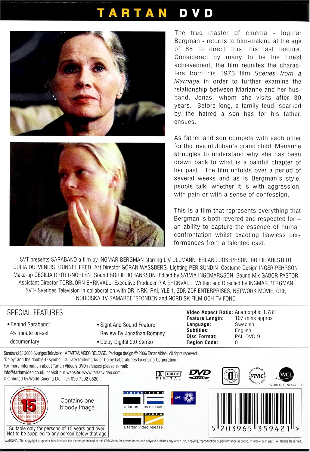 Saraband – DVD (Import)