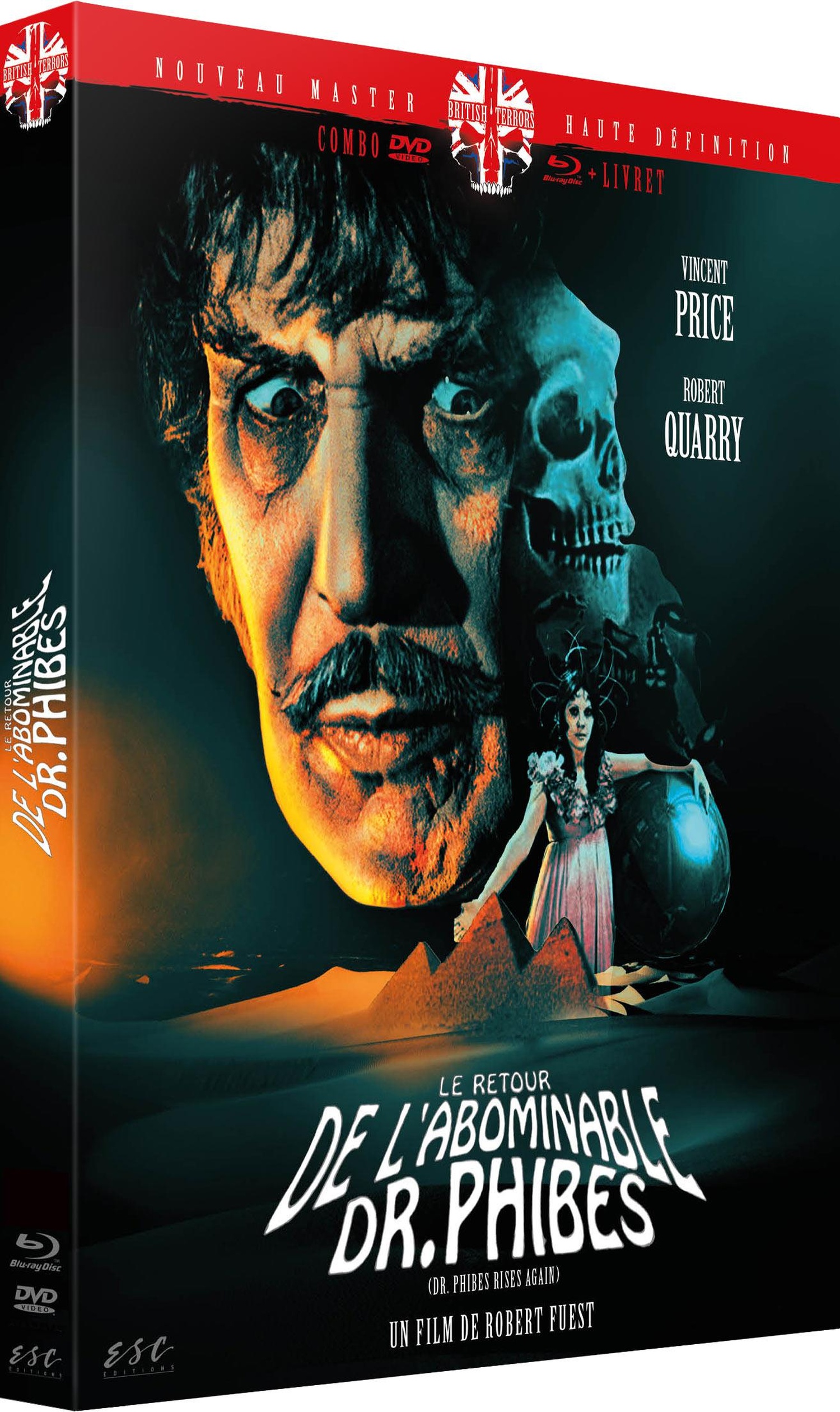 Le Retour de l’abominable Dr. Phibes – Blu-ray + DVD + Livret