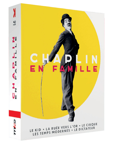 Coffret Chaplin en famille – 5 Blu-ray
