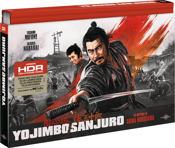 Akira Kurosawa en 2 films : Yojimbo + Sanjuro