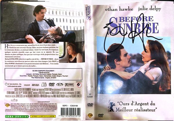 Before Sunrise - Jaquette signée par Richard Linklater